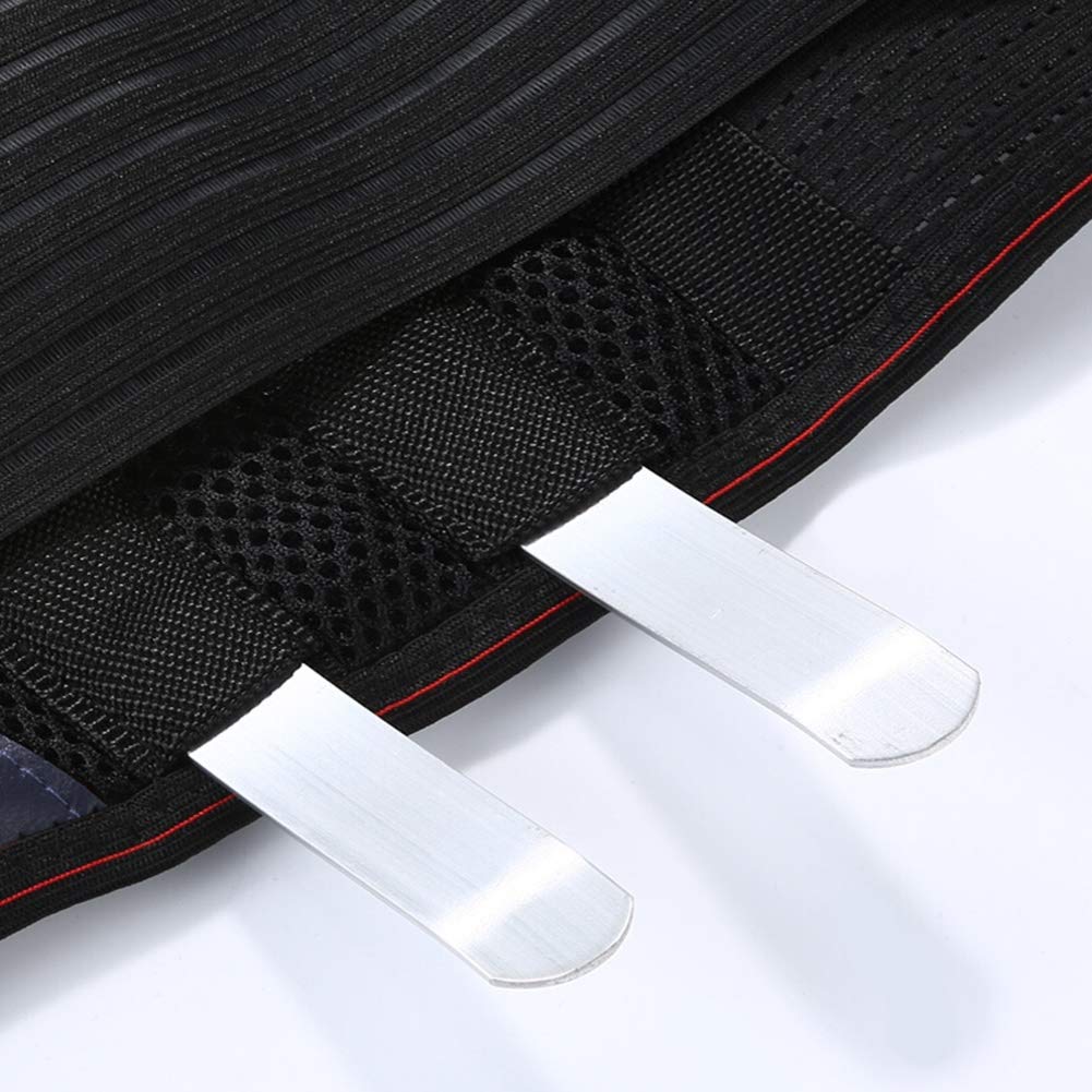 cinturón de soporte lumbar, Soporte ajustable for la parte inferior de espalda, terapia magnética autocalentamiento for hombres y mujeres, alivia el dolor estrés(XL)