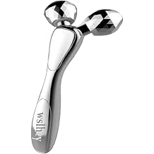 Beauty Equipment, Waterproof Silver Roller, Facial 3D Manual Massager, Electric Roller Massager, Facial Beauty Rod, Face Body, Small Face Roller, Y-Shaped Massage, 3D, Waterproof, Microcurrent