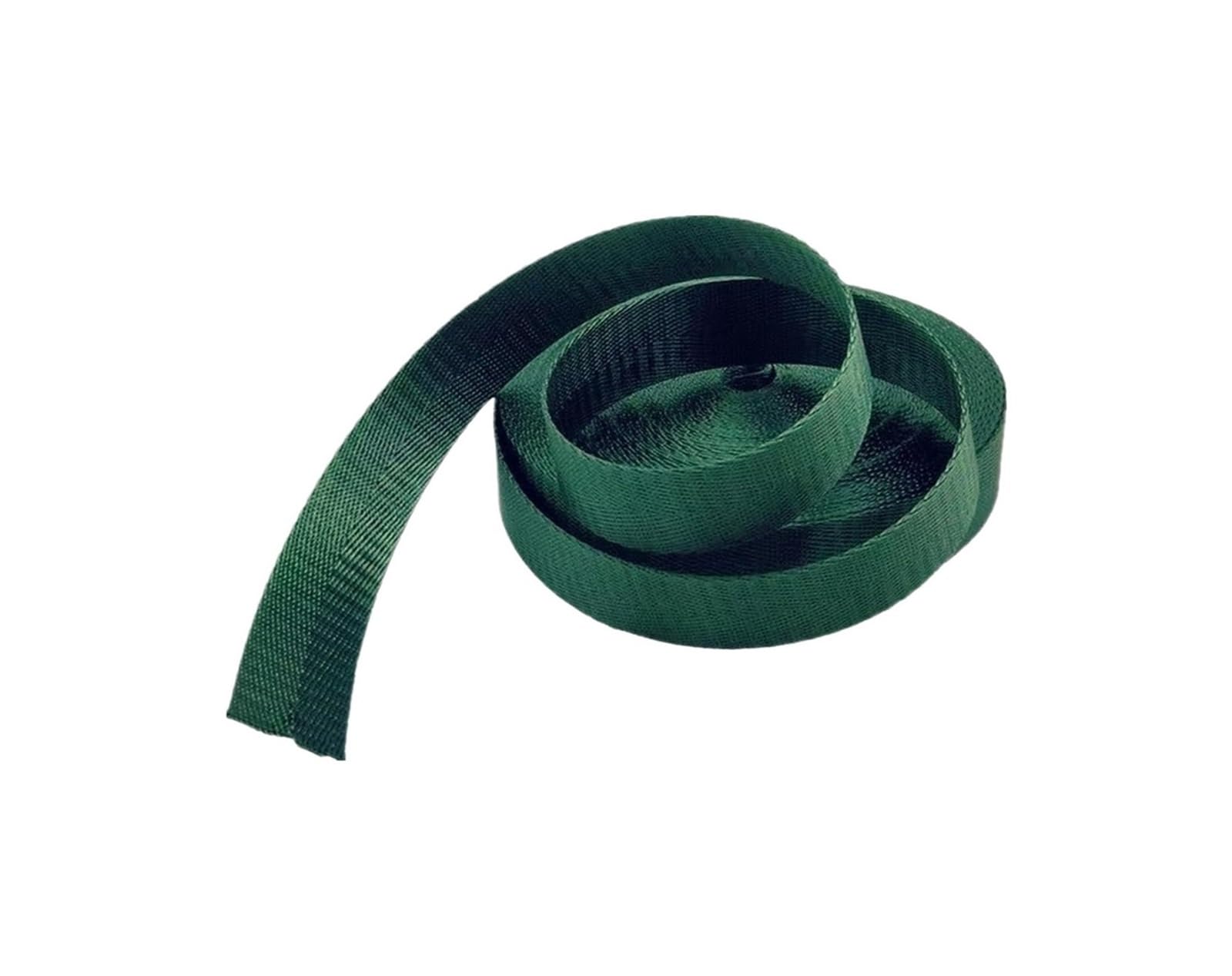 dfEDRd Webbing, Nylon Band Herringbone 1.5 Inch Multicolor 5-20 Yard(Darkgreen,5 yard)