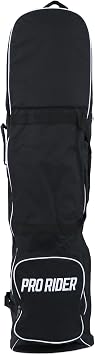 Pro Rider Golf Travel Flight Bag Cover with Wheels | Durable Padded Case for Clubs | Easy Carry or Wheeled Rolling