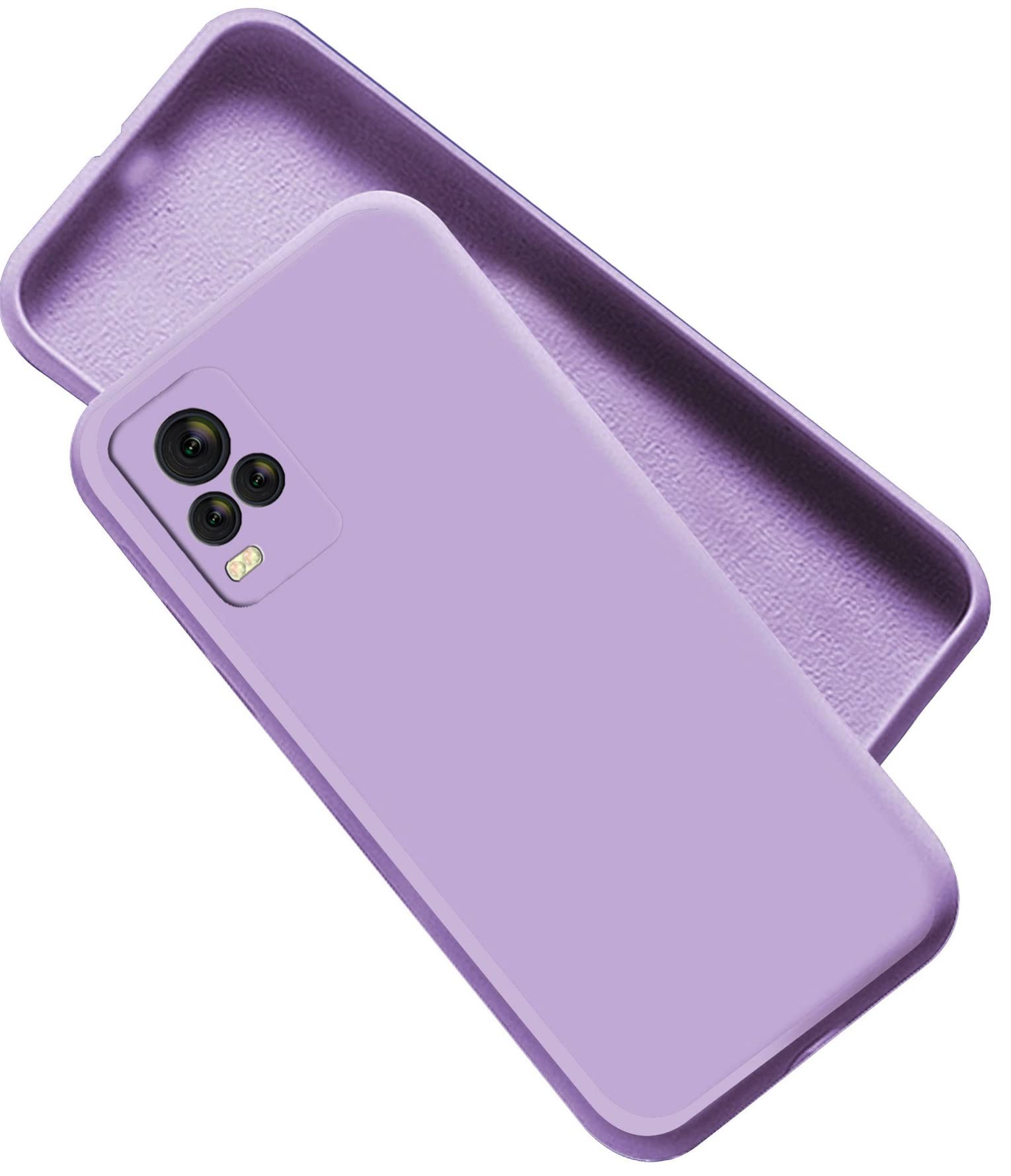 A rtistque Liquid TPU Silicone Matte Shockproof Flexible with Camera Protection Soft Back Cover Case for Vivo Y73 - Purple (B0BF172825) Amazon Price History, Amazon Price Tracker