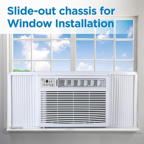 BLACK+DECKER Window Air Conditioner 18000 BTU, AC Window Unit Cools Up to 1000 Square Feet, Window AC Unit with Remote Control, 3 Cooling Speeds and Fan Only, BD18WT6, White by BLACK+DECKER - Image 5