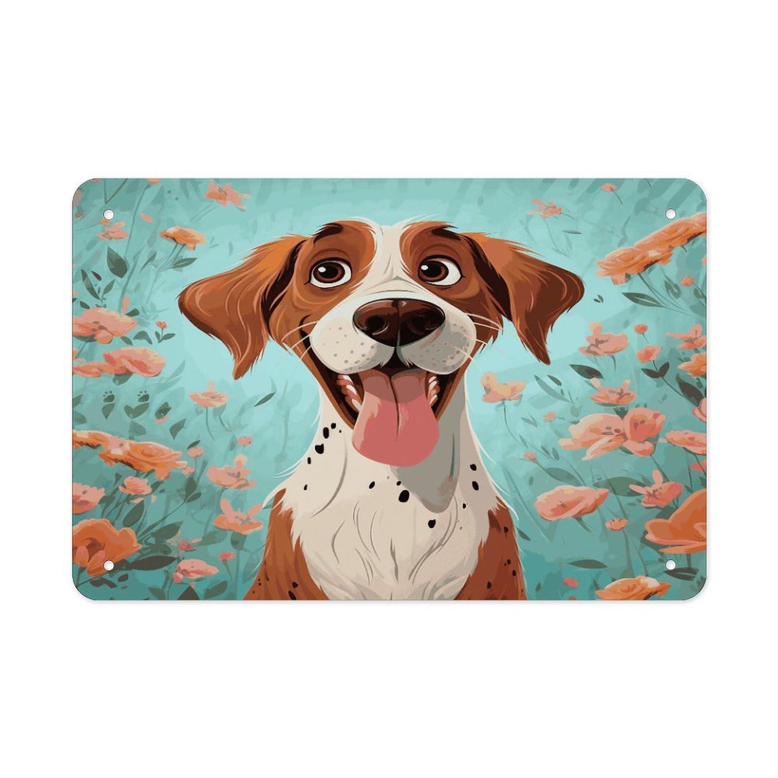 Fekiloot Style Funny Dog Metal Signs Wall Art Tin Sign