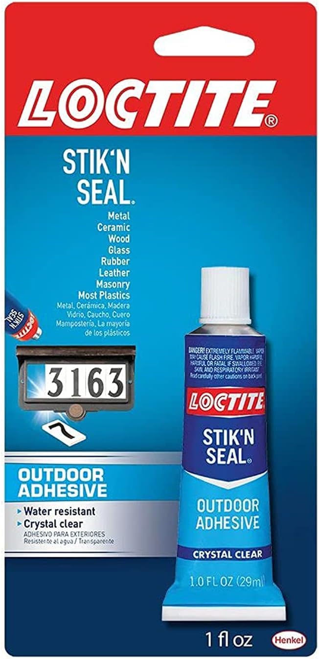 Loctite Stik'n Seal Indoor Adhesive, 2 fl oz, Squeeze Tube