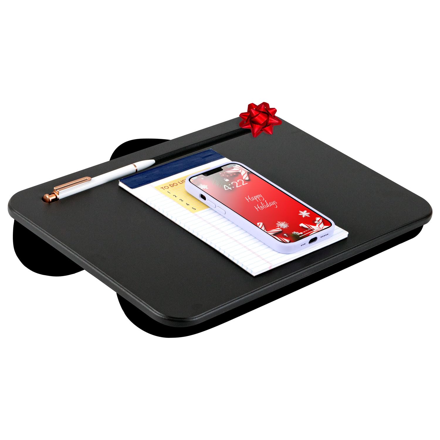 LAPGEAR Compact Lap Desk - Black - Fits up to 15 Inch Laptops - Style No. 43108