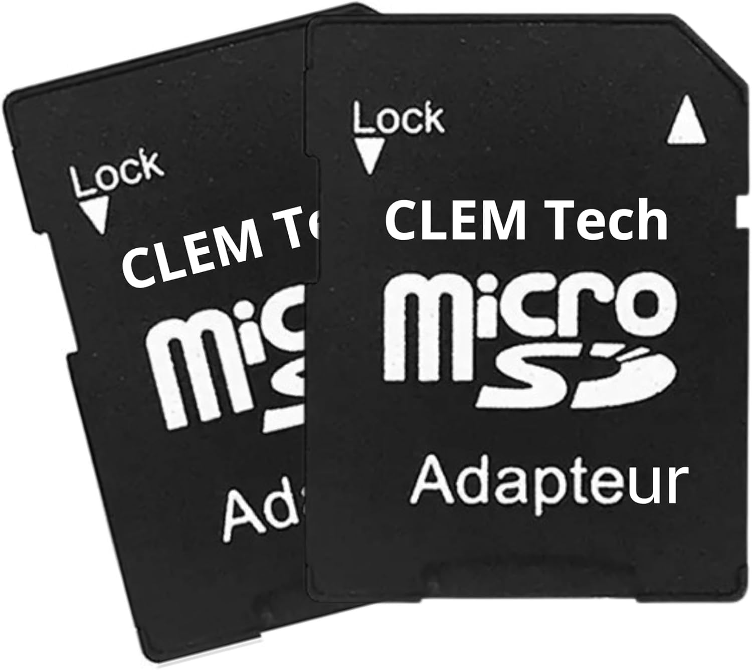 Adaptateur Carte SD Lot de 2 - Lecteur de Cartes Mémoires Universel