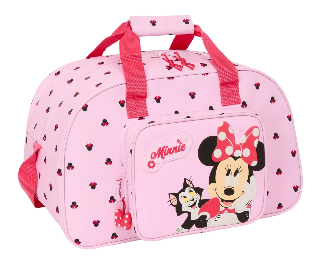 SAFTA Minnie Mouse Naive - Bolsa de Deporte, Mochila, Ideal para Niños de Diferentes Edades, Cómoda y Versátil, Calidad y Resistencia, 40x23x24 cm