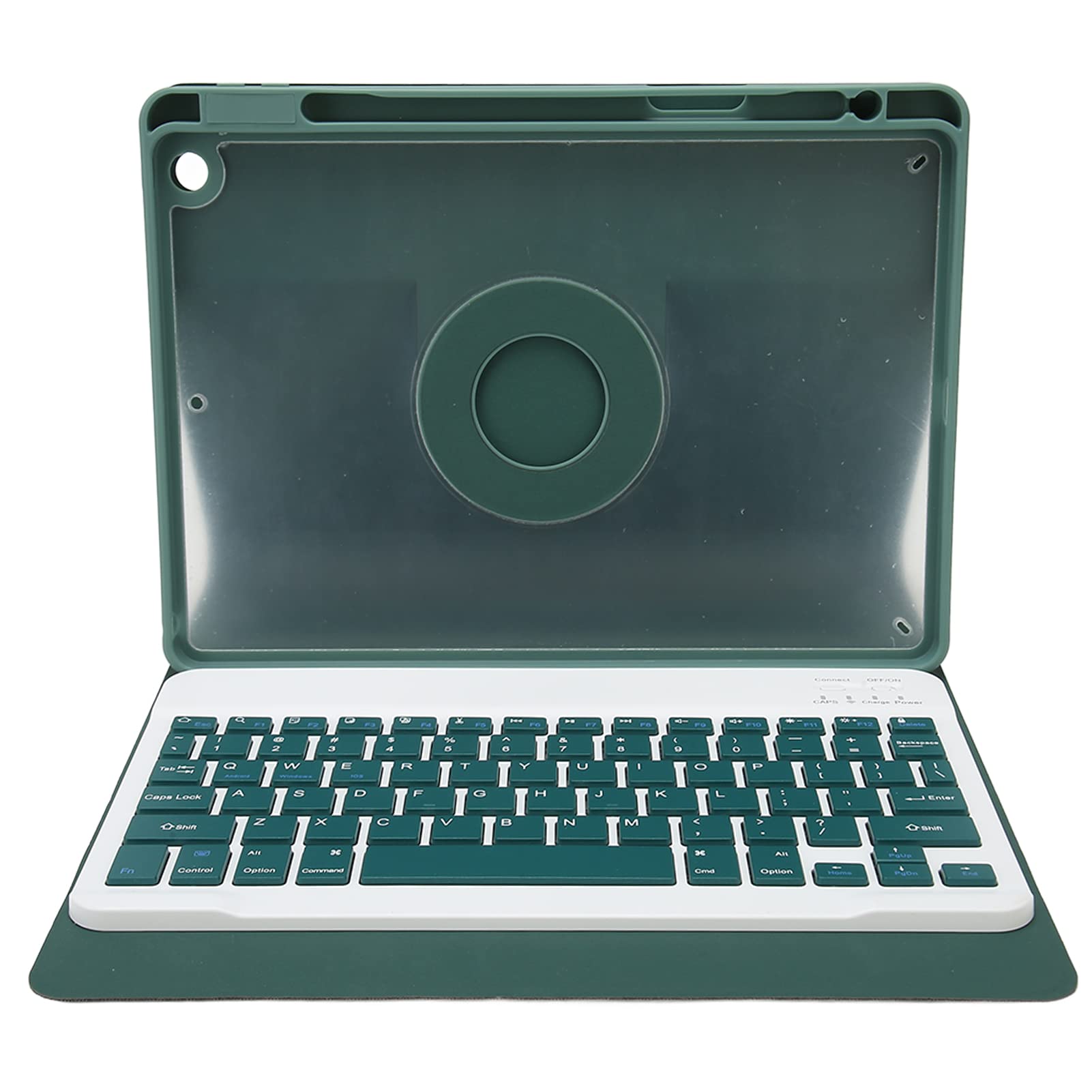 DNEI Tablet Case, Precise Cutout Keyboard Case for 10.2 Inch 2019 8th Generation (Green)-image-18