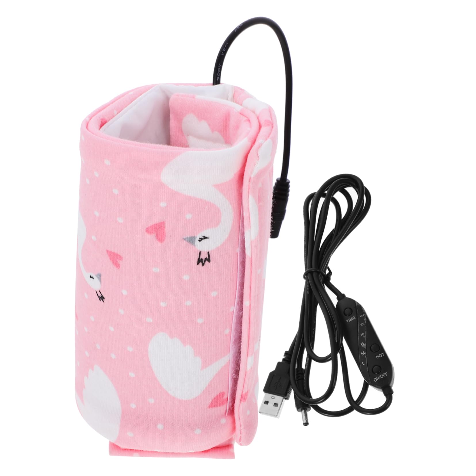 ifundom 3piezas Calentadora De Biberones USB Funda Térmica para Mantener La Leche Bolsa De Calentamiento Portátil para Bebés Casa y