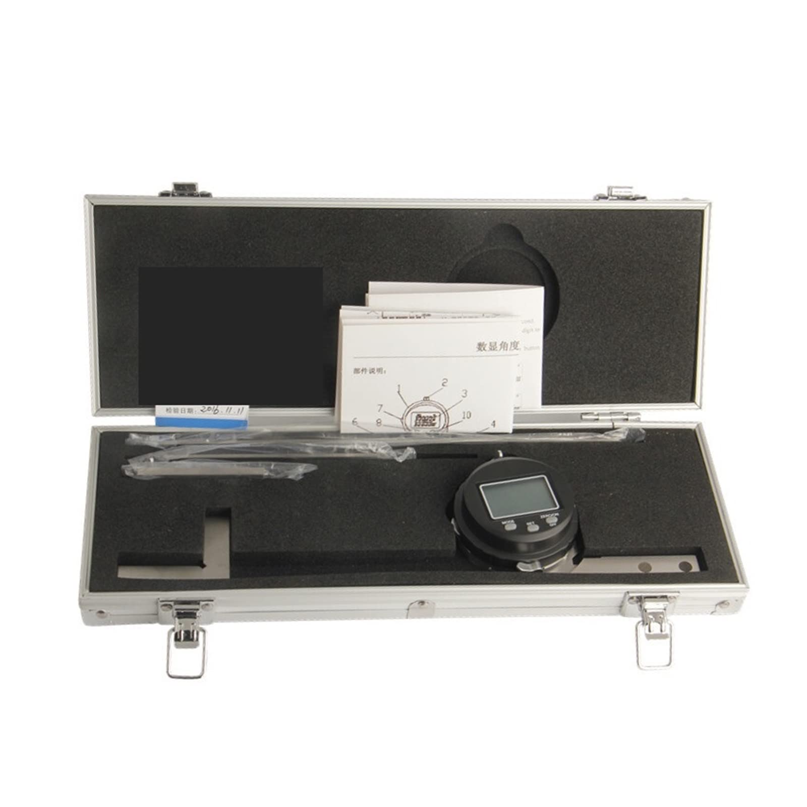 Micrometro, Goniometro digitale Righello 0-360 Gradi Angolo Calibro Finder Strumenti di misura for la lavorazione del legno