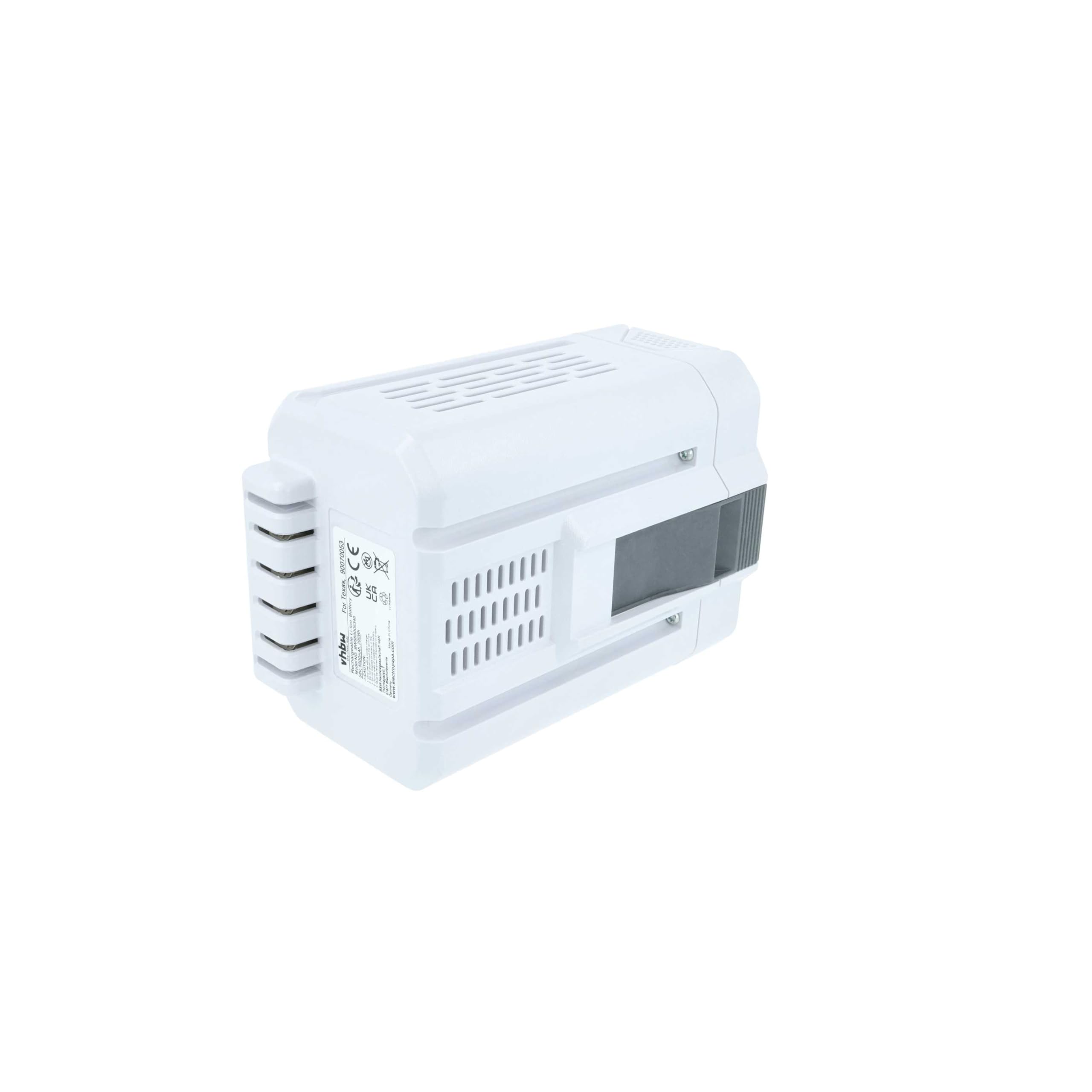 vhbw Akumulator kompatybilny z Texas HTZ5800, CSZ5800, GTZ5800, BCZ5800, BMZ5800, kosiarka elektryczna (5000 mAh 58 V litowo-jonowa)
