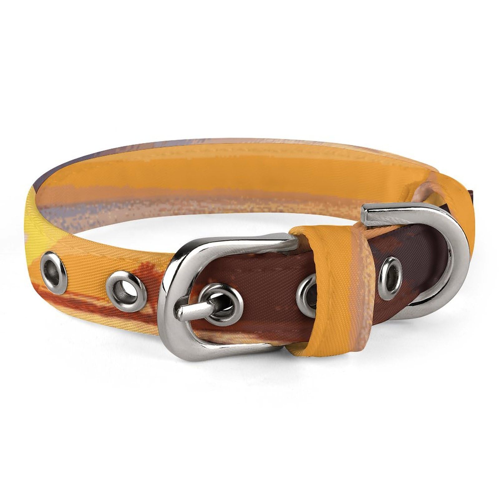 Collier pour chien réglable motif plage et soleil pour les balades quotidiennes en famille