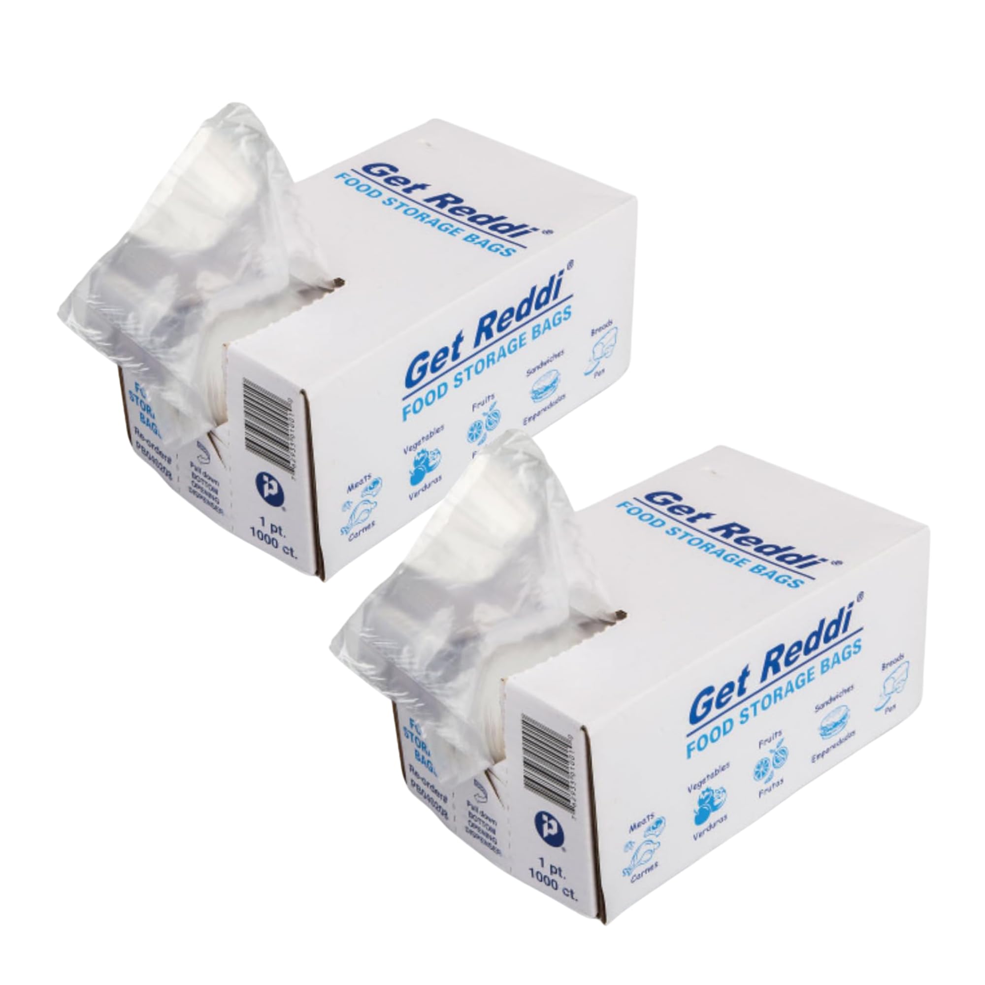 Amazon.com: Inteplast Get Reddi, 1 Pt/1/2 Lb Capacity, Clear Color