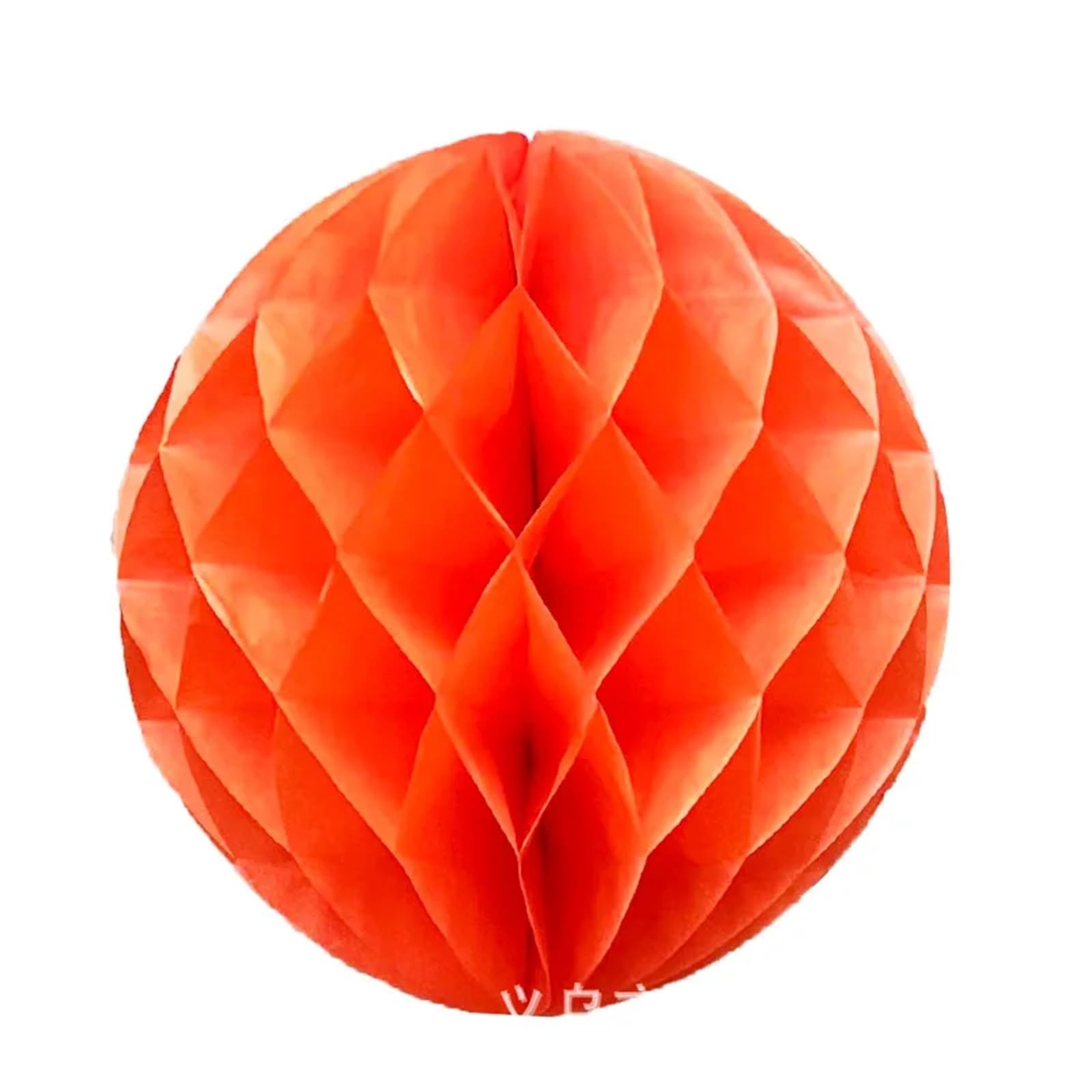 10Pcs Honeycomb Ball Wedding Room Column Background Decoration House for Wedding Party(Orange,25CM)