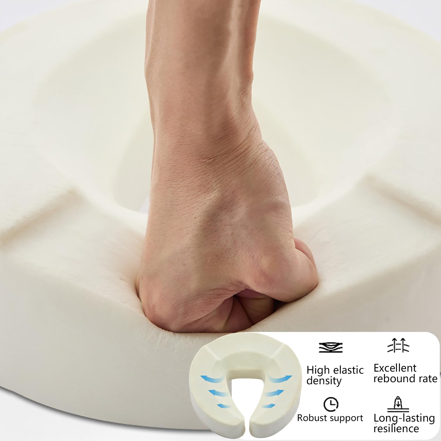 Kit per Massaggi per Materasso,con Bracciolo e Custodia,per Materassi di Spessore 14-45 cm,per Lettini di Bellezza Universali,Nero
