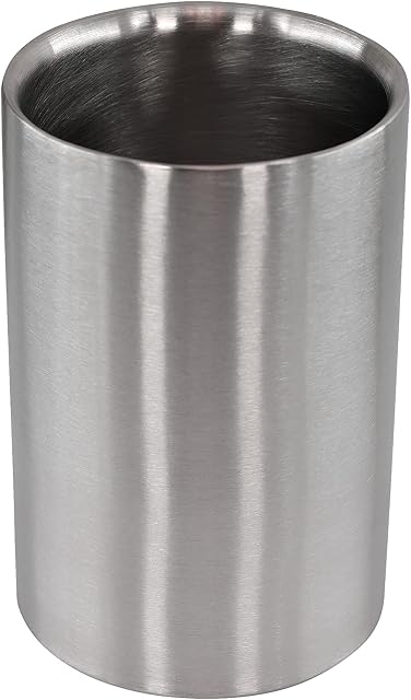 Stainless Steel Double Walled Brushed Champagne Wine Bottle Drink Ice Cooler