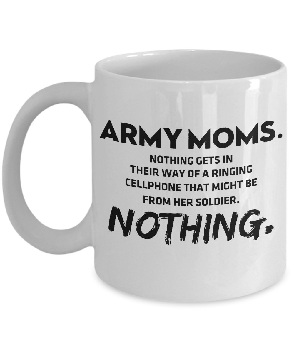 Valentine's Day Funny Gifts for Army Moms — funny ceramic mug from ShopProudGifts