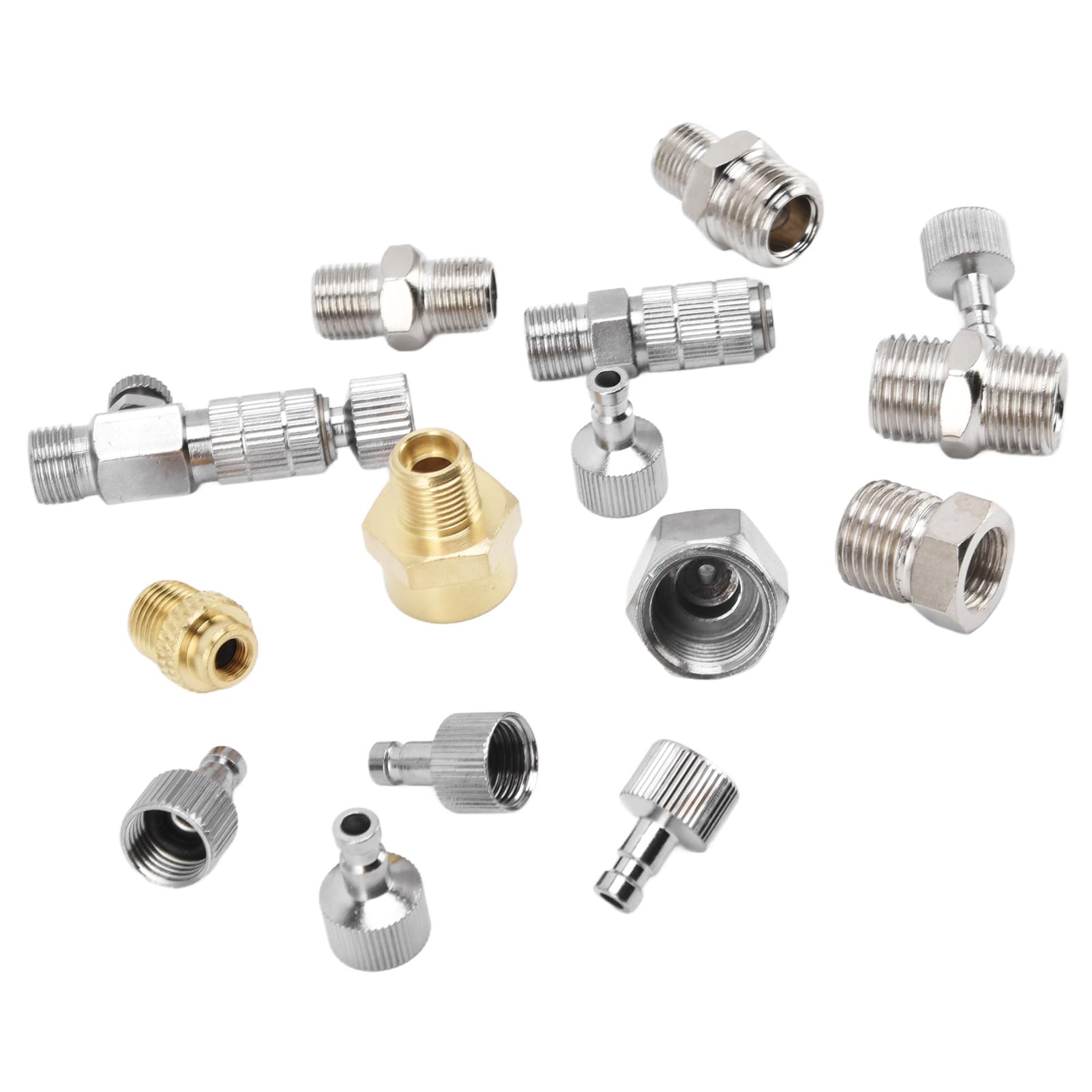 Kit adaptateur pistolet pulvérisation peinture universel 15 pièces