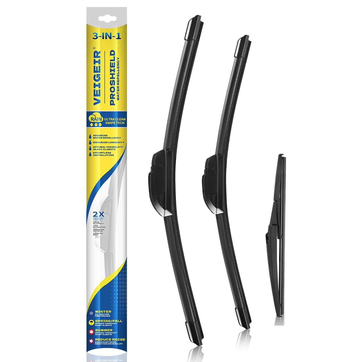 Windshield Wipers Compatible with Dodge Durango 2011 2012 2013 2014 2015 2016 2017 2018 2019-2023 Jeep Grand Cherokee