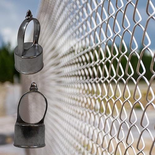 Miniatura 3 de America's Fence Store Parte superior de línea de aluminio de 2 pulgadas x 1-58 pulgadas, sostiene rieles de línea en cercas de eslabones de cadena,