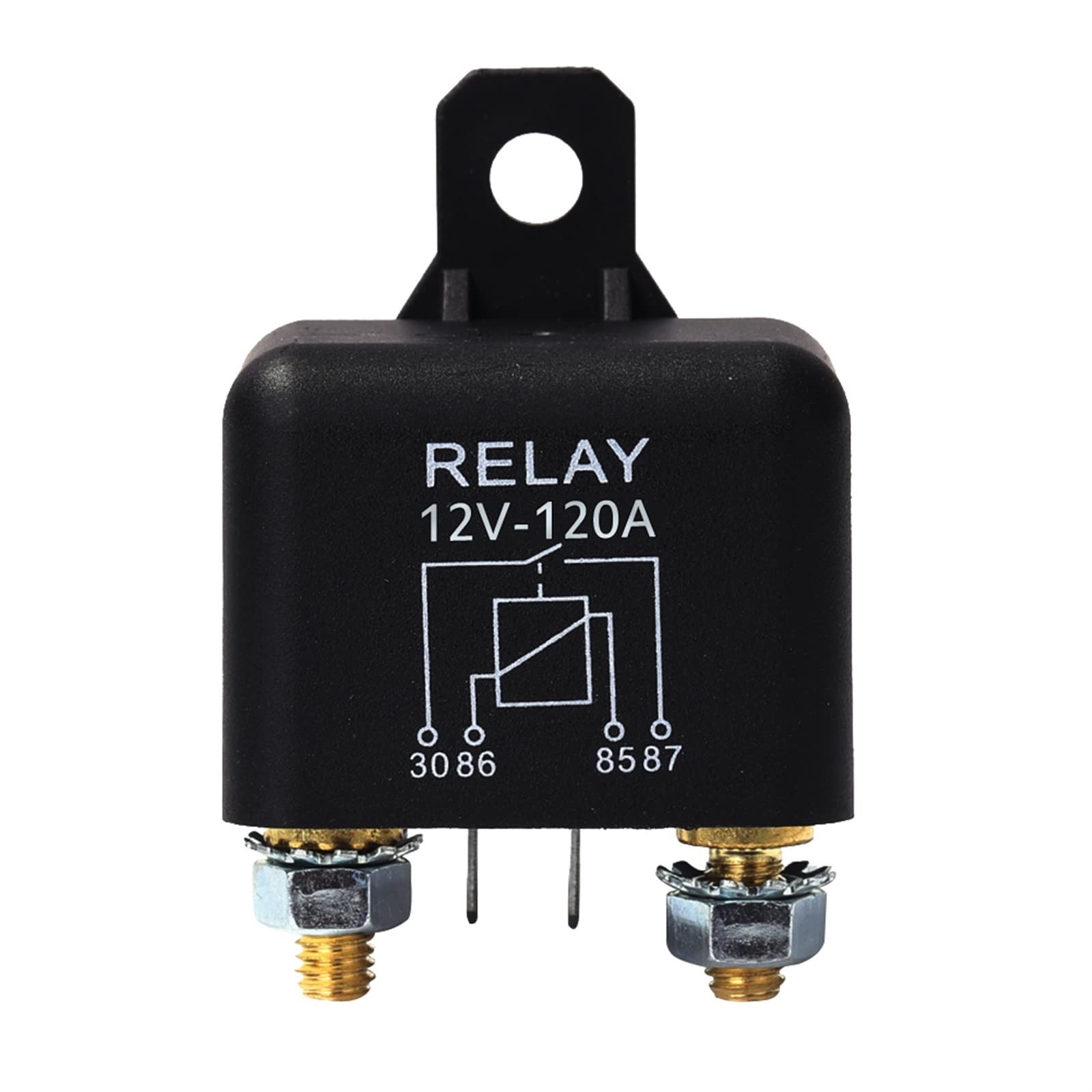 GVBAEPIEO High Current 4 Pin Car Relay 12V 200A Truck Motor Automotive Continuous Type Relays Normally Open