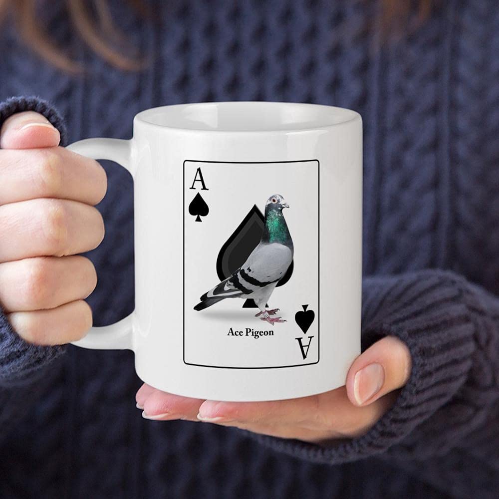 Amazon.com: CafePress Ace Of Spades Racing Pigeon Regular Mug Ceramic Coffee  Mug, Tea Cup 11 oz : Home & Kitchen