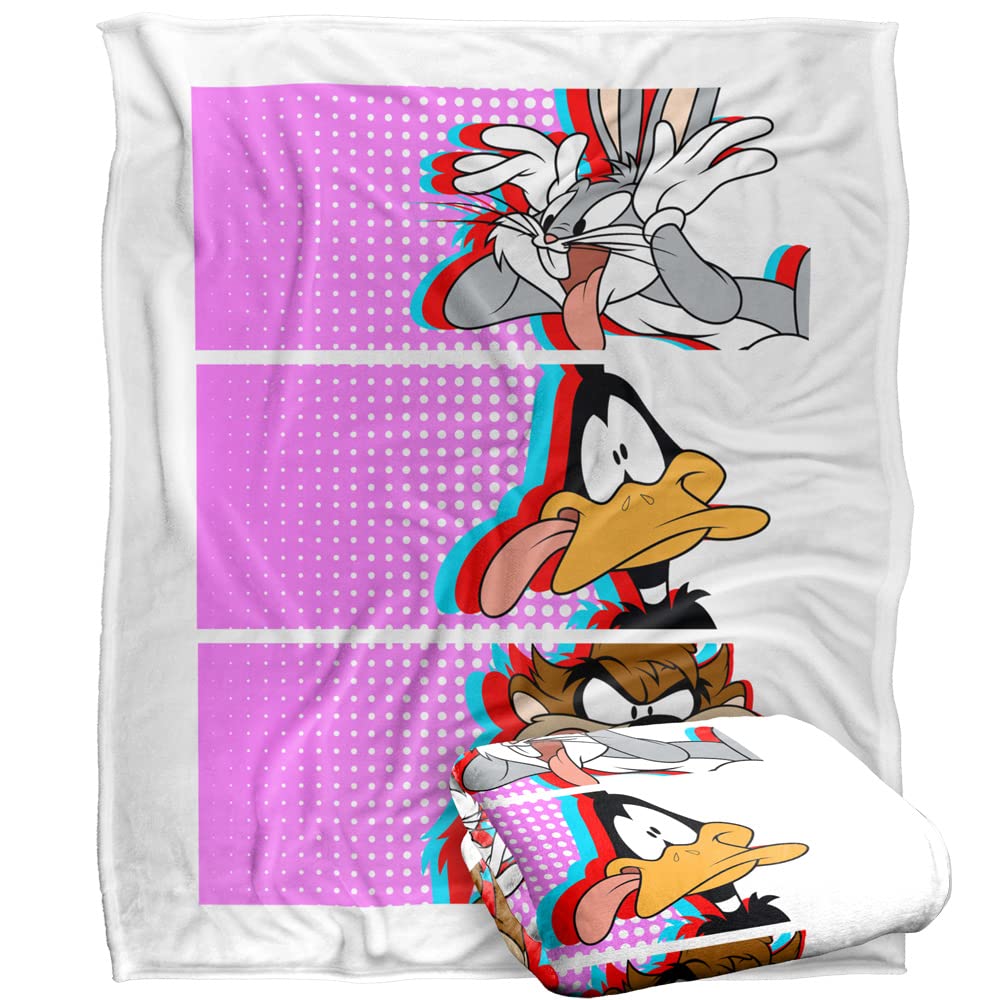 LOONEY TUNES Blanket, 152 x 127 cm, Tiles Silky Touch Super Soft Throw