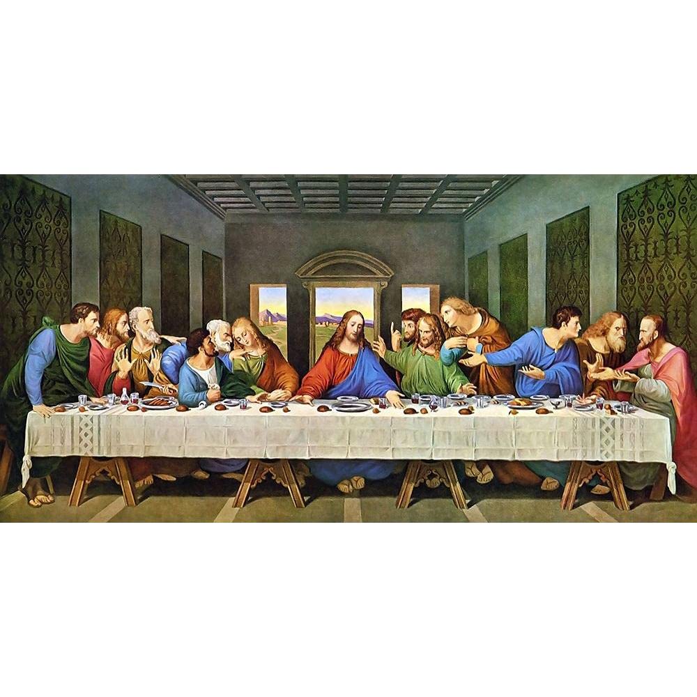 Amazon.co.jp: ArtDirect 最後の晩餐 オリジナル 36x18 特大