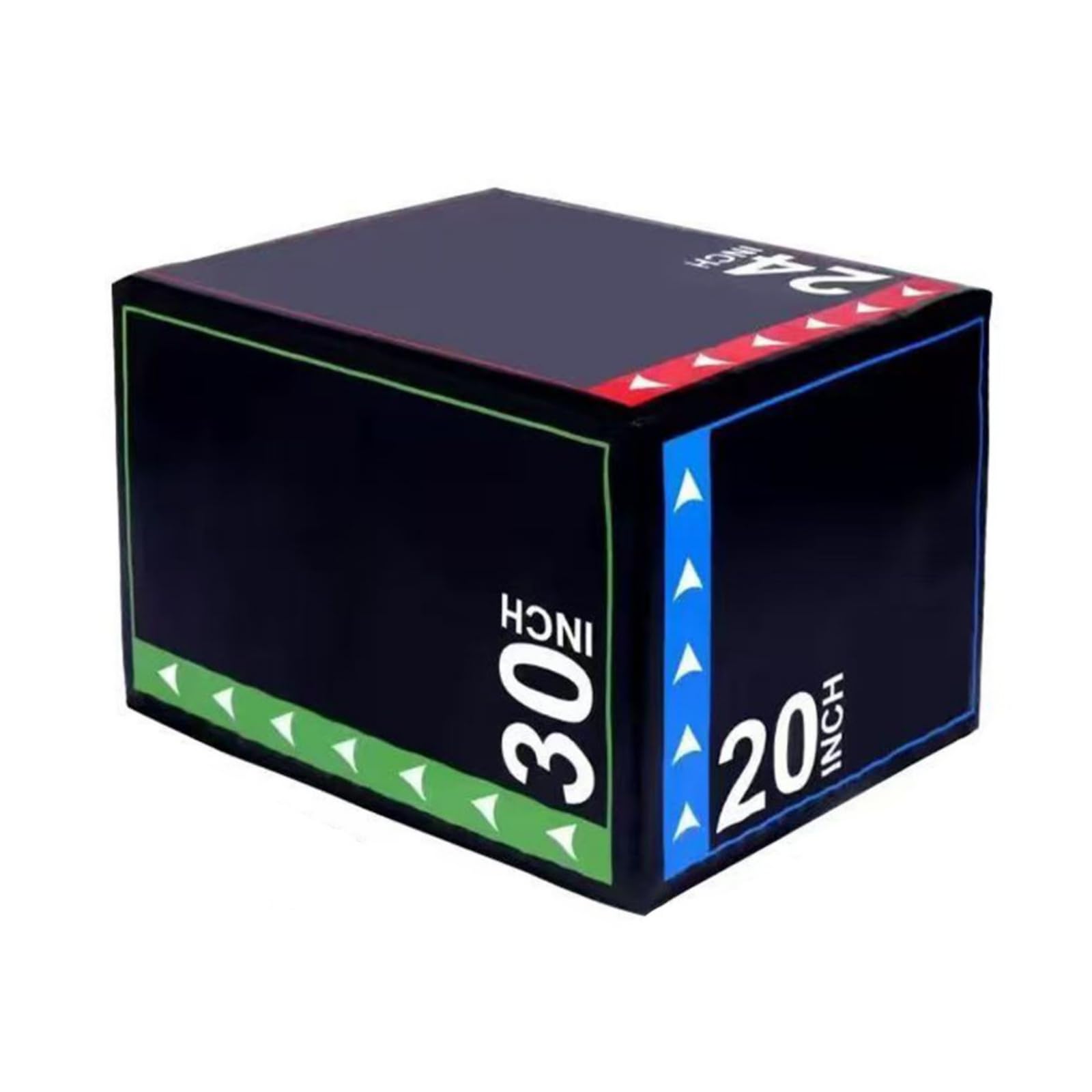 Amagogo Jump Pliometrico Cubo Allenamento Box Jumps Step Fitness Schiuma Rivestita Superficie AntiGraffio Numerazioni Applicazioni Adatto a Palestra Casa Allenamenti Condizionamento | Antiscivolo, Morbido, Scatola da Salto, per Casa, Atleti, Appassionati