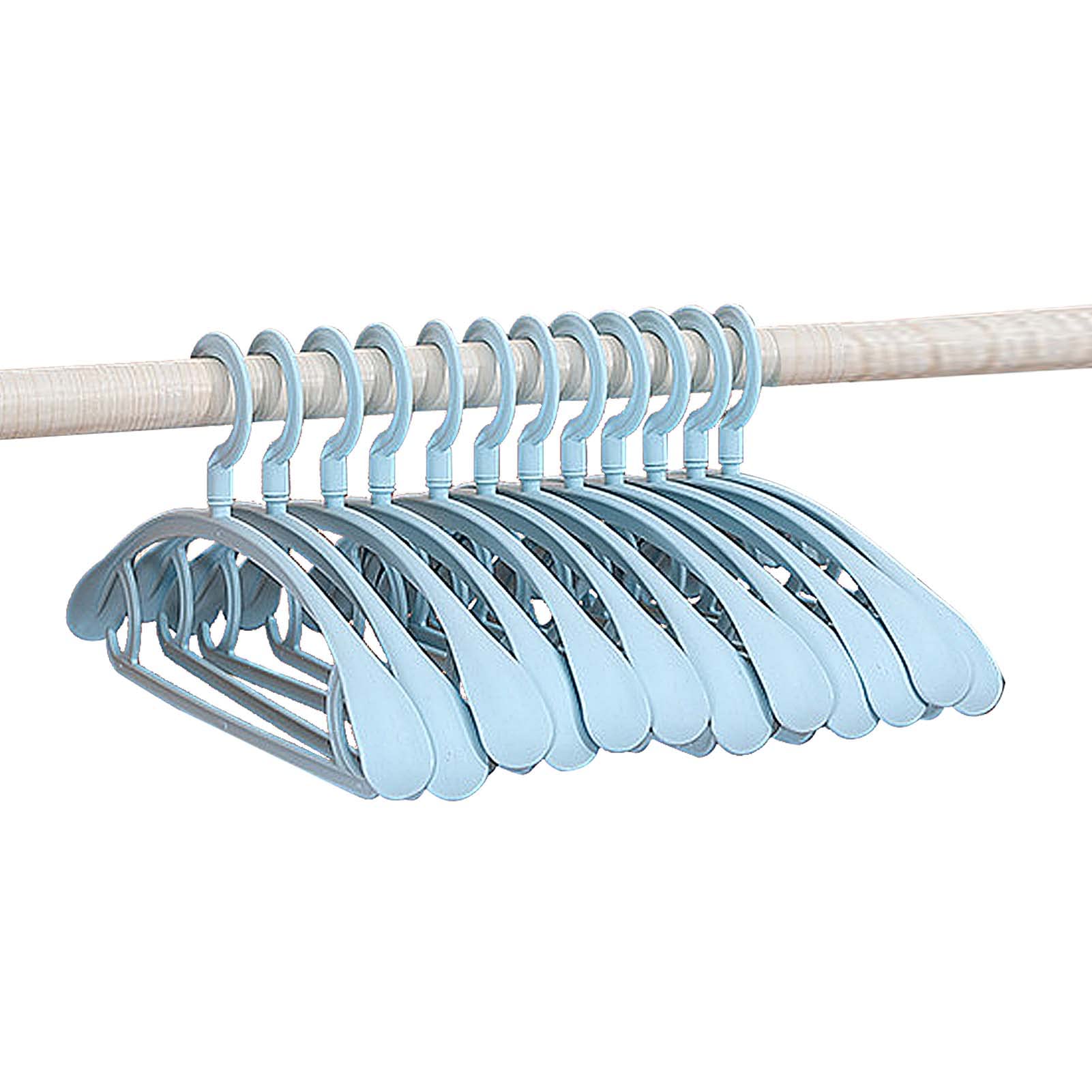 Cintres en plastique 41 cm pour organiser vos vêtements et pantalons à la maison