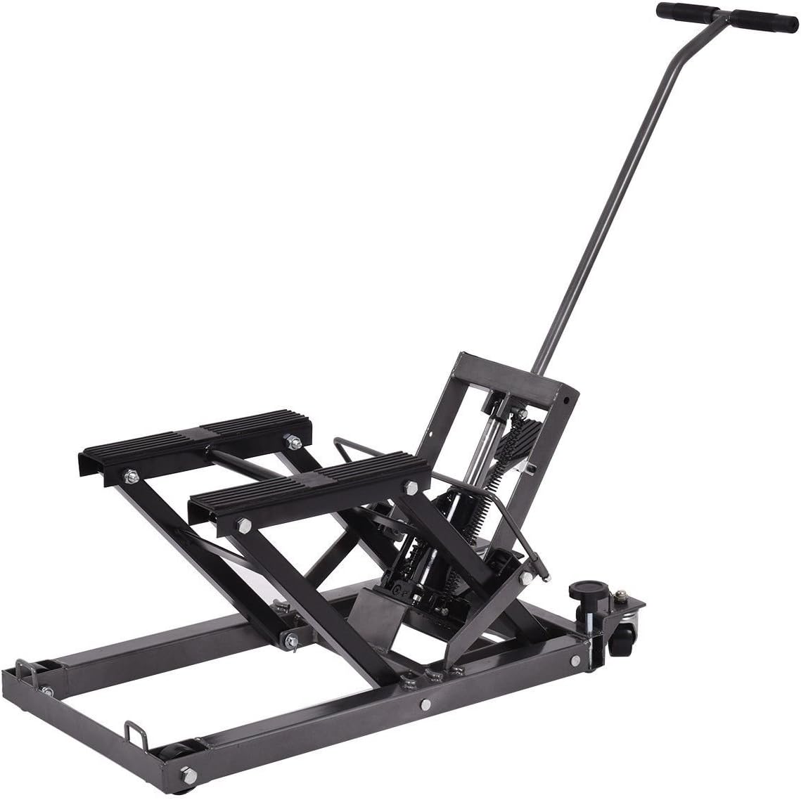 Motorcycle ATV Jack Lift Stand Quad Dirt Street Bike Hoist 1500 Lbs
