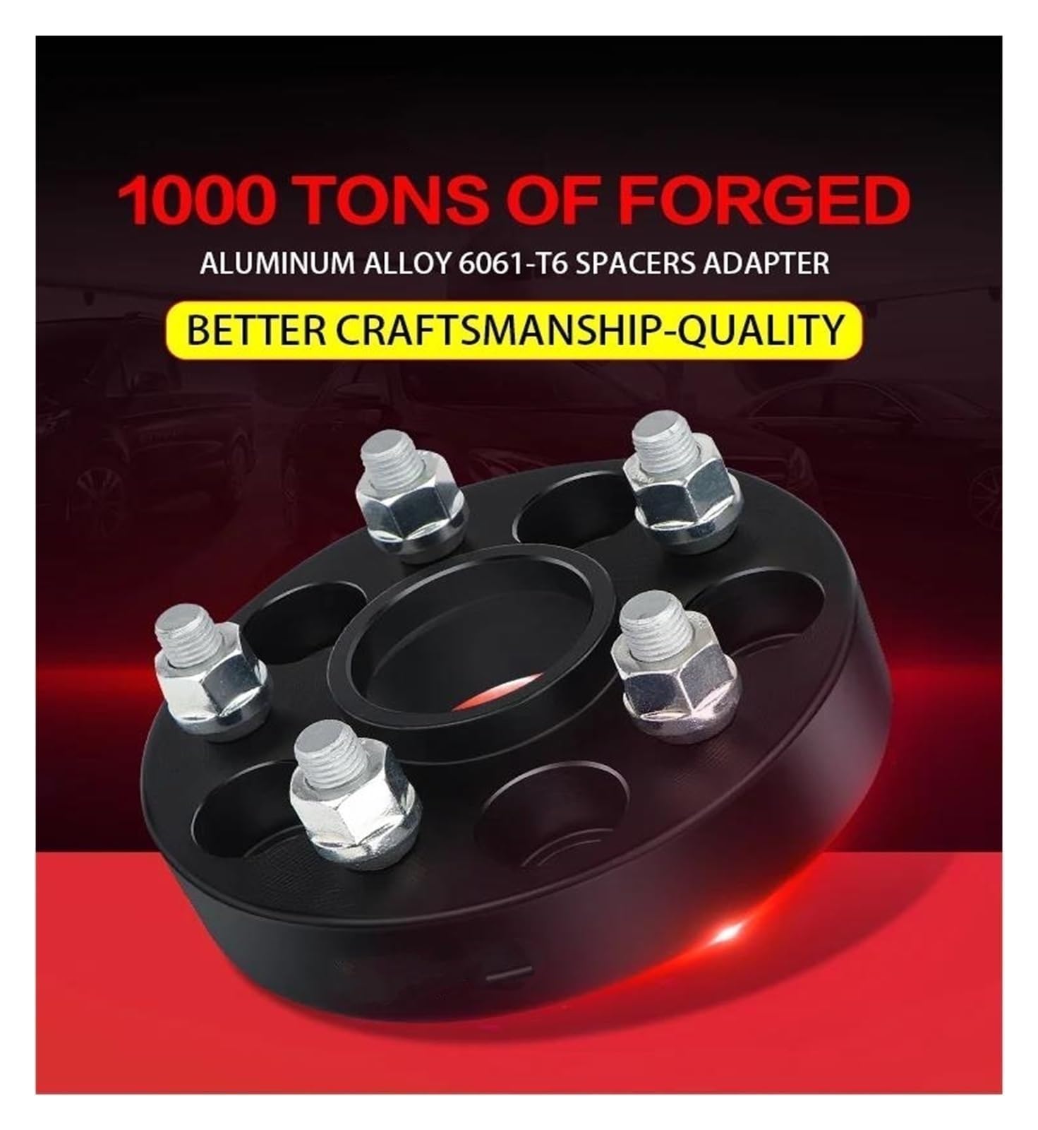 D'entretoise Roue Entretoises Adaptateurs de conversion entretoises roue 15/20/25/30 mm 2 pièces pour PCD 5x114,3 5x100 5x108 5x112 5x120 5x130 pour Lexus(2PCS 20mm Black)