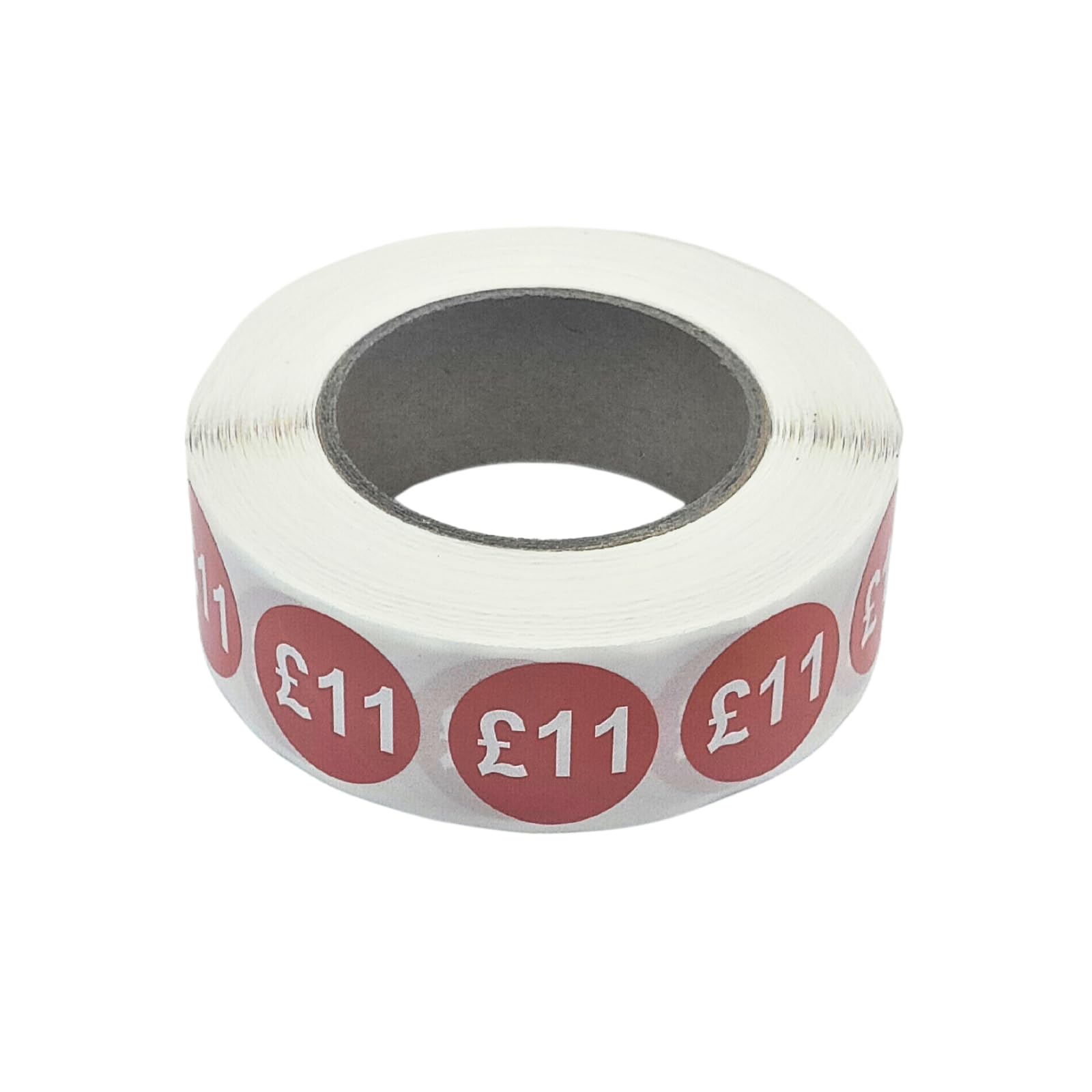 1000x 25mm £1-£30 Red Price Self Adhesive Stickers Sticky Labels for Retail Display (£11)