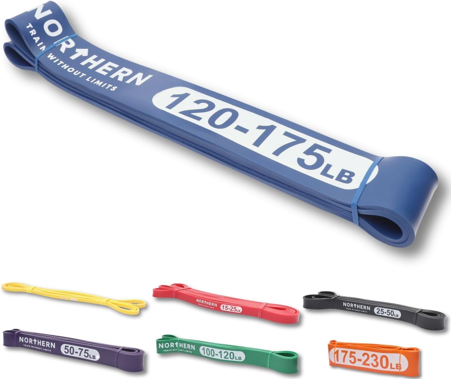 NORTHERN Resistance Bands - Exercise Bands for Physical Therapy, Yoga, Pilates & Home Fitness Training