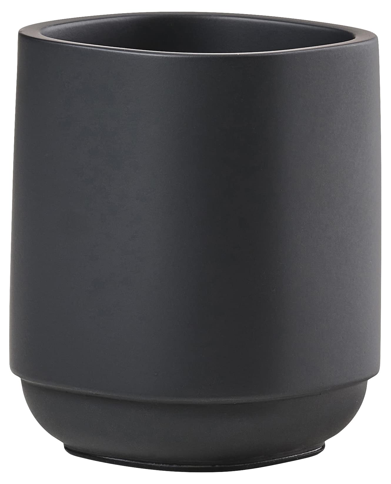 Zone Denmark Black Time Toothbrush Cup For Bathroom Diameter 8 Cm Height 10 Cm