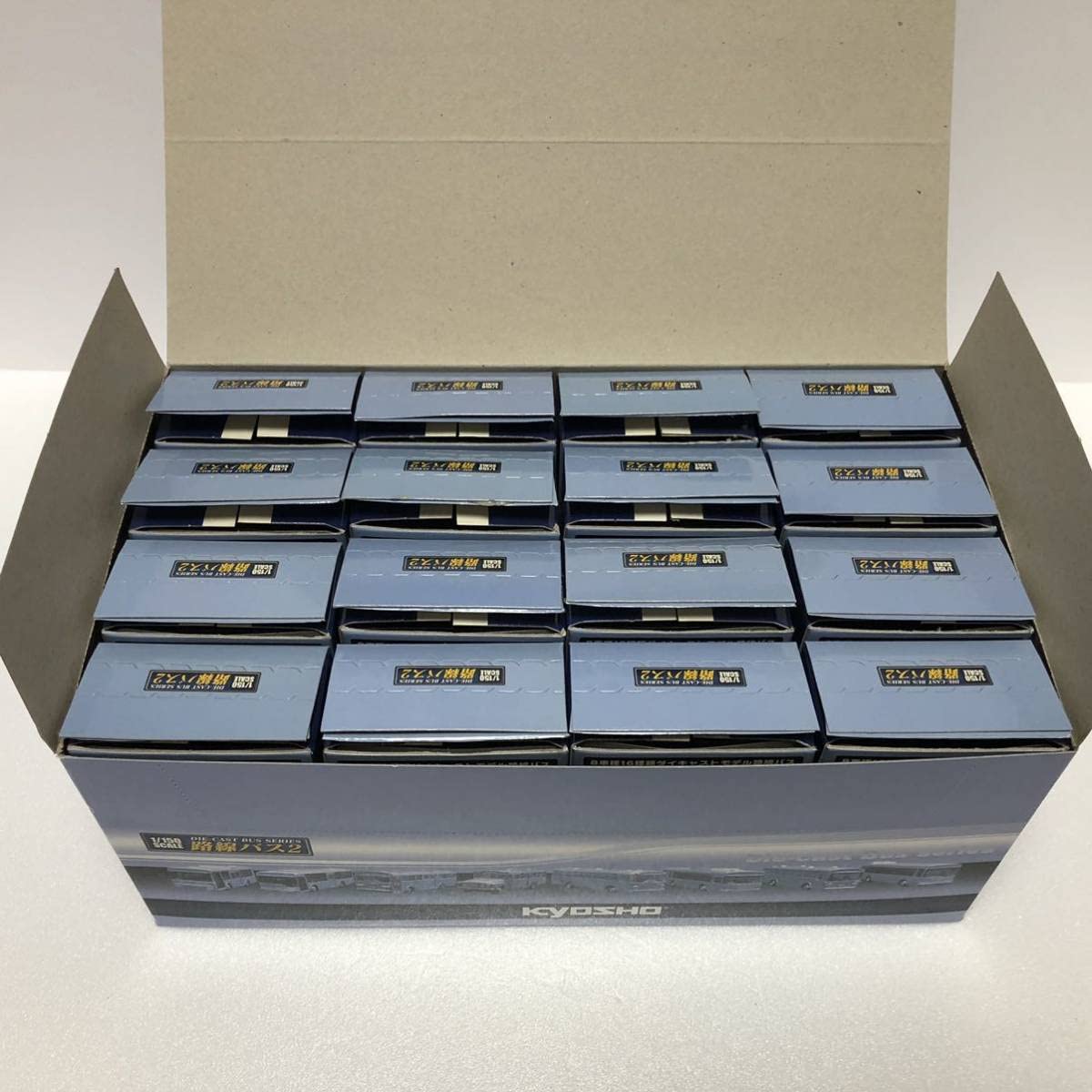 KYOSHO ダイキャストバスシリーズ 路線バス2 16個入り1箱 京商 ダイ