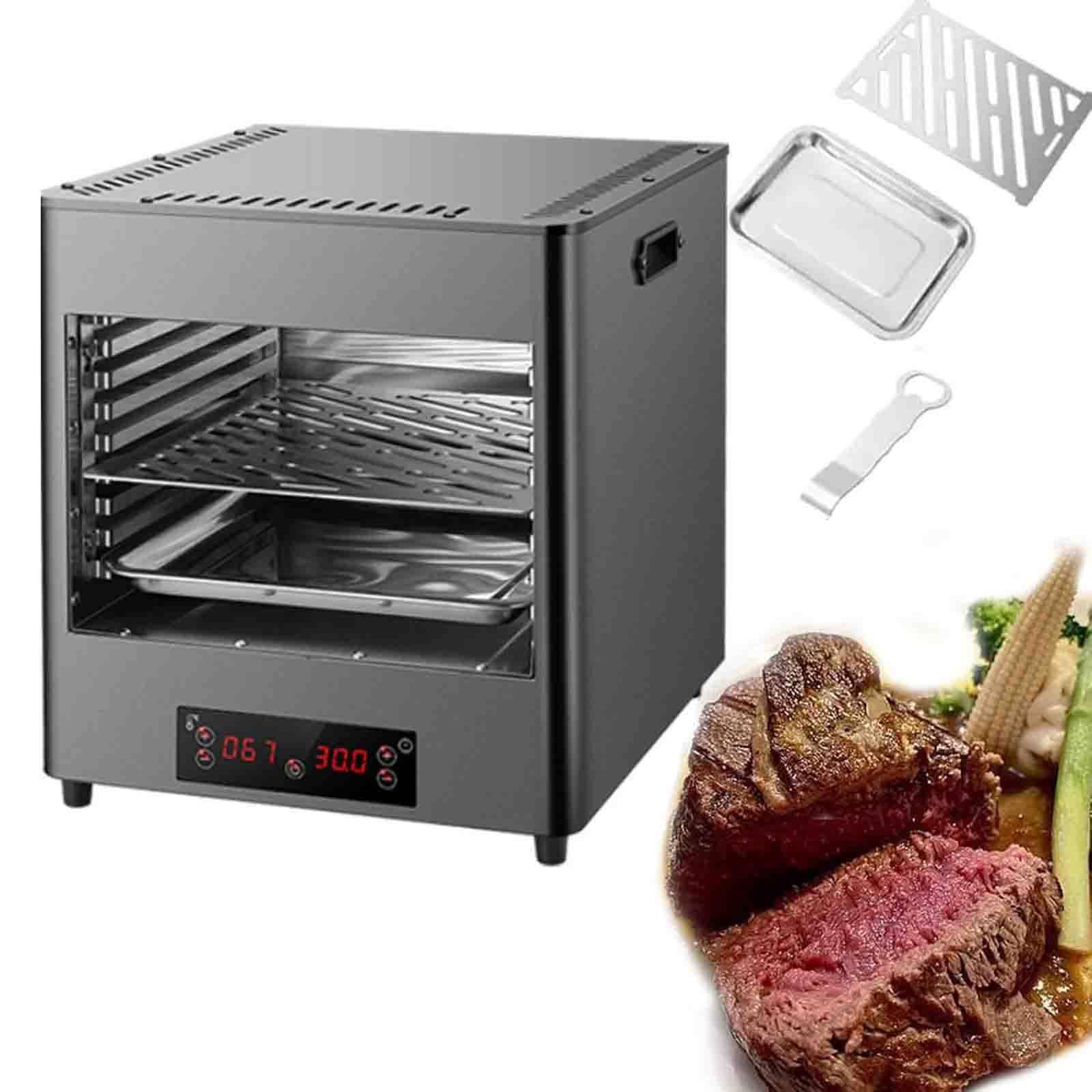 Ptatritious Multicolor 1700W/3400 W Electric Steak Broiler. Infrared Grill Steakhouse Grill Electric Steak Broiler, Temperature Adjustable For Cooking Steak, Lamb Chops, Chicken, Pizza C
