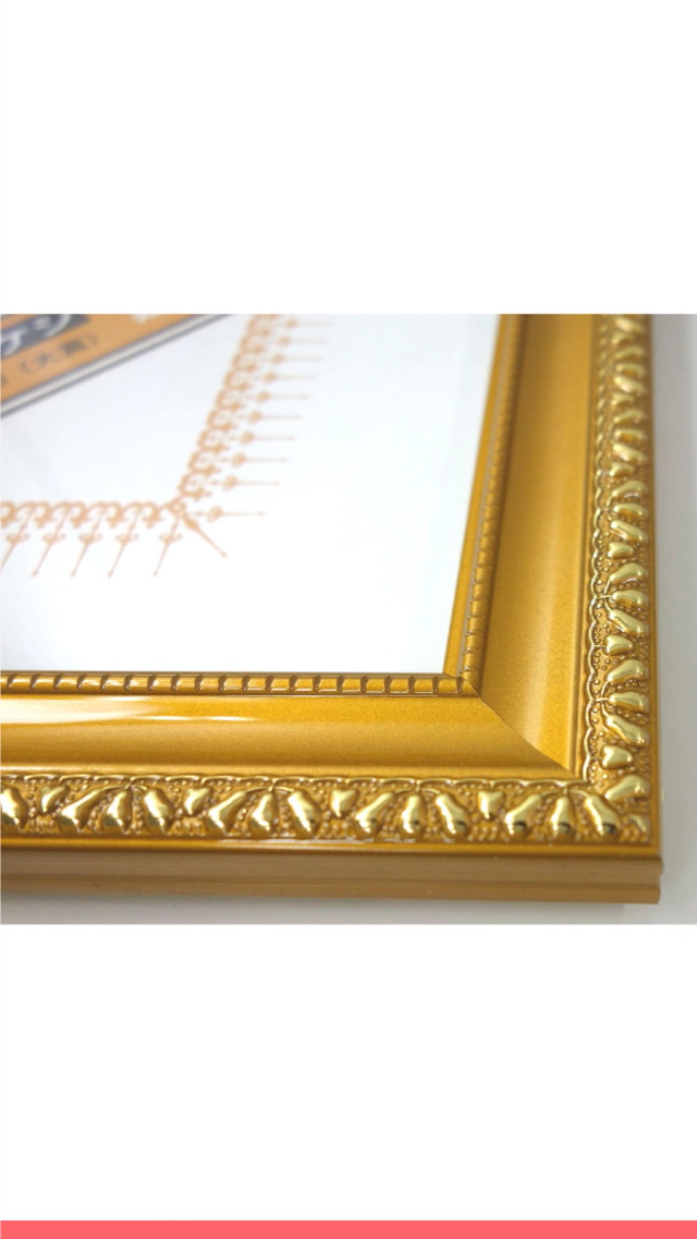 KOKUYO 金色 A4 賞状用額縁 カ-33N 10冊セット たのめーる】コクヨ 賞状額縁(金ケシ) 賞状A4(尺七) カ-33N 1枚の通販