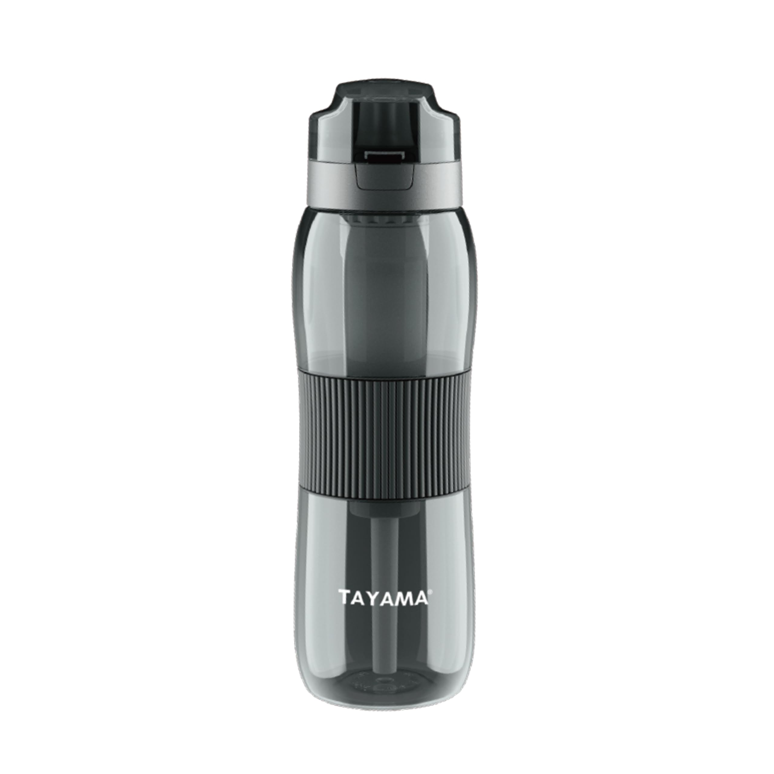 Tayama 25 oz. Black Tritan Alkaline Filtering Water Bottle, BPA-Free