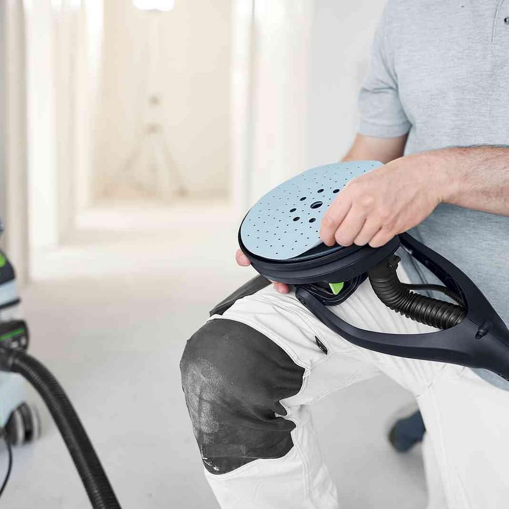 Festool Lijadora de Pared PLANEX LHS 2-M 225 EQ - Lijadora Jirafa | Lijadora excéntrica para pared y techo - Motor EC-TEC sin escobillas - Longitud 1,4 m - Bolsa de transporte incluida