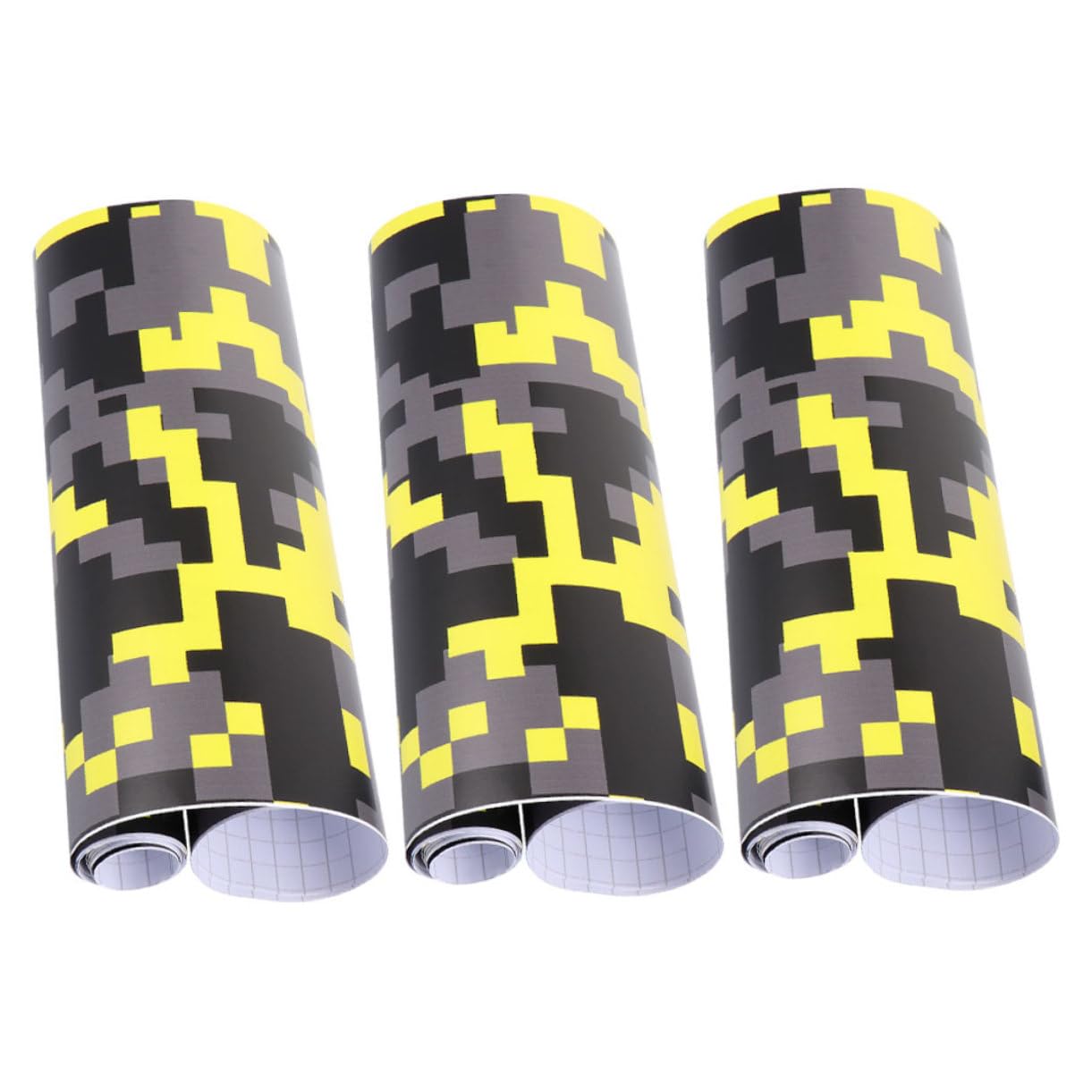 Film Vinyle Adhésif pour Covering de Voiture, Design Camouflage Graffiti, Pvc, Autocollant 3 Pièces, Pose Facile pour Personnalisation Carrosserie