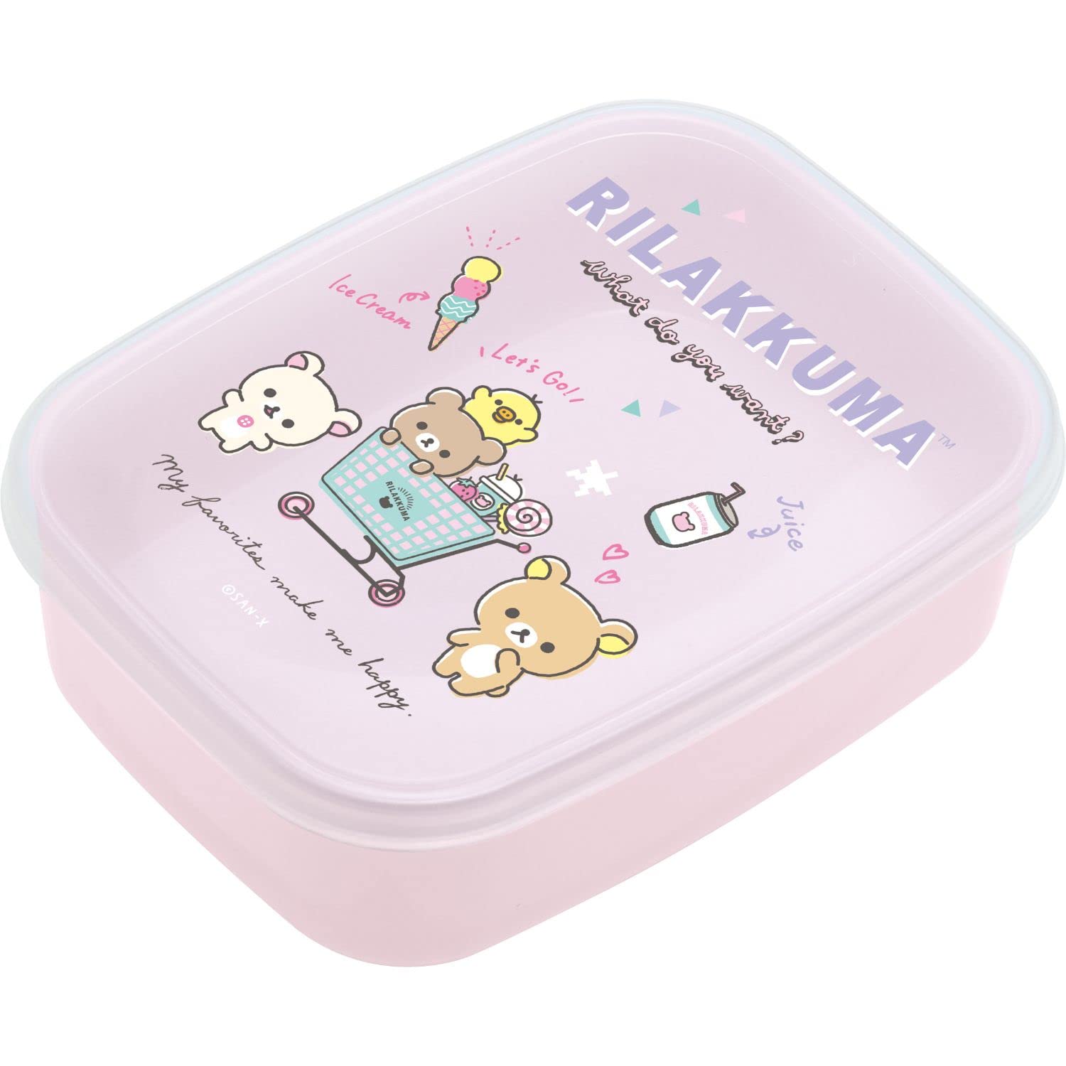 Amazon.co.jp: サンエックス リラックマ 入れ子型ランチボックス