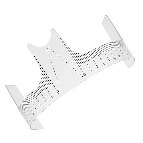 Miniatura 4 de Regla de posicionamiento de cejas profesional Plantillas de cejas Shaper Cejas Herramienta de mapeo de cejas Microblading Ceja Forma Diseño Regla