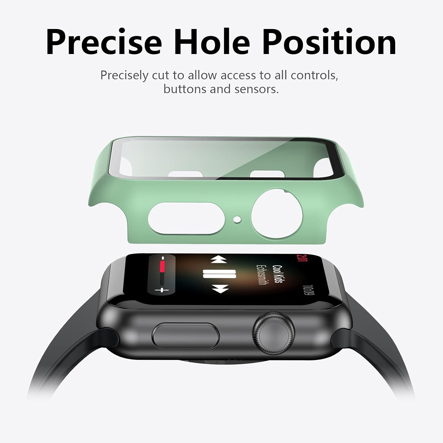 8 Pack Screen Protector Case Compatible with Apple Watch 44mm Series 6/5/4/SE, Full Hard PC Ultra-Thin Scratch Resistant Bumper HD Protective Watch Cover for Women Men iWatch Accessories