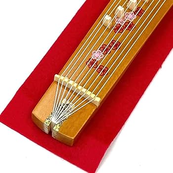 Amazon | ひな祭り 雛道具 花柄びわ&お琴セット | ひな道具