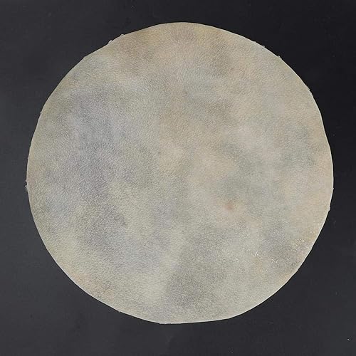 Vista 9 de Cabezal de tambor de cuero de búfalo de 8.5/12 pulgadas, 2 piezas, sonido duradero y consistente para accesorios de tambores bongo africanos