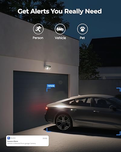 Miniatura 6 de REOLINK Sistema de cámara de seguridad 4K, cámara IP en ángulo ultra amplio de 180°, detección avanzada de inteligencia artificial, reflector de