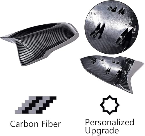 Miniatura 3 de Astra Depot Tapa de fibra de carbono para espejo lateral de repuesto para Toyota Supra J29 DB23 DB43 DB03 2 2 puertas 2019-2022