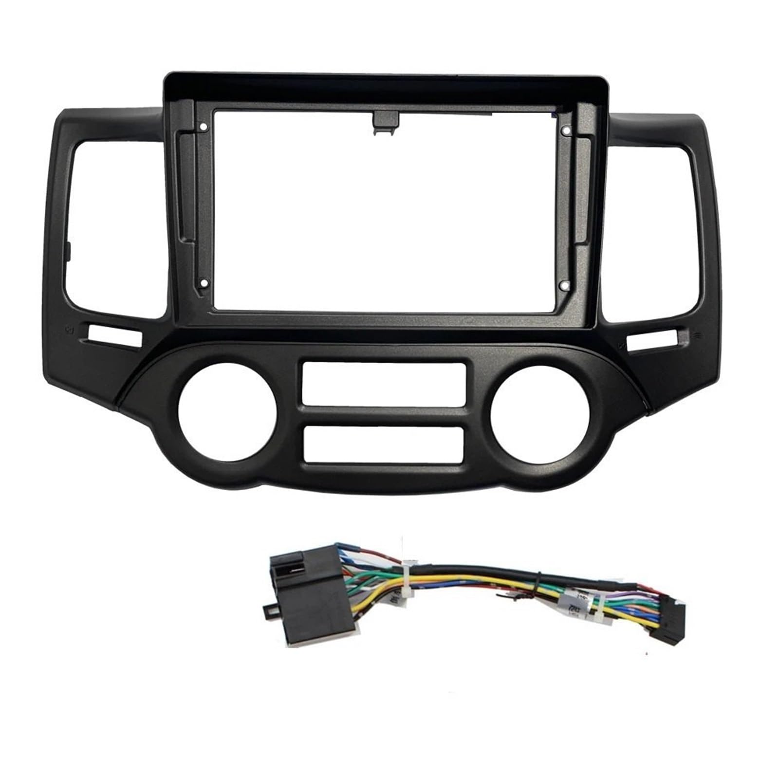 Compatible con KIA 2008-2010 MAGENTIS Optima Kit de Montaje en Tablero Accesorio de Coche Radio Marco de Panel de salpicadero de plástico Marcos para Dispositivos(Frame Cable-AT)