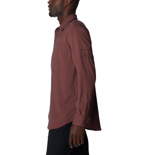 Image of Columbia Men Omni-Shade Silver Ridge Utility Lite Hiking and Trekking Short Sleeve Shirt